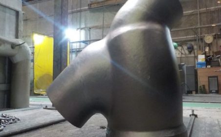 重量7トン、3mクラスの大物鋳鋼品の製作はメタナビにお任せください!